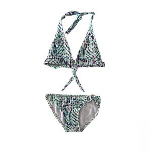 Shoshanna Girls Ring Bikini Tie Dye 4 NWT